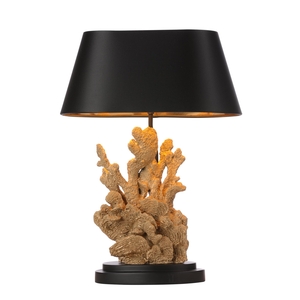 Korallion Table Lamp Black & Gold Base Only