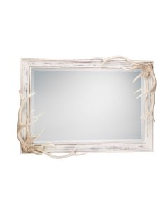 Antler Mirror Distressed Cream