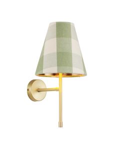Aix Wall Light Butter Brass Bracket Only