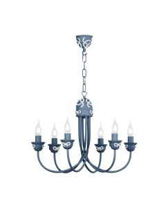 Amelie 6 Light Armed Pendant Bespoke Fitting Only