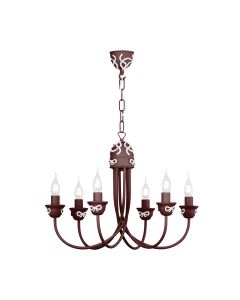 Amelie 6 Light Armed Pendant Bespoke Fitting Only