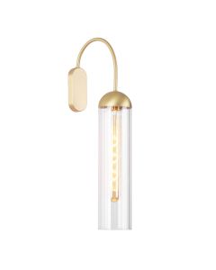 Anouk Wall Light Butter Brass and Glass