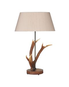 Antler Table Lamp Rustic Base Only