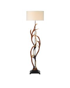 Antler Floor Lamp Rustic With Shade