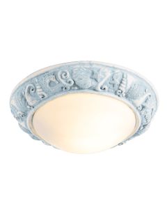 Aquatic Bathroom Ceiling Light Amalfi Blue IP44
