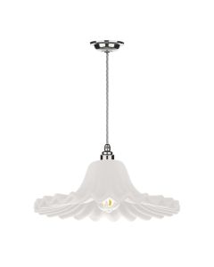Astrid Pendant Polished Chrome and Bespoke