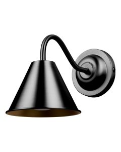 Avon Bathroom Wall Light Matt Black IP44