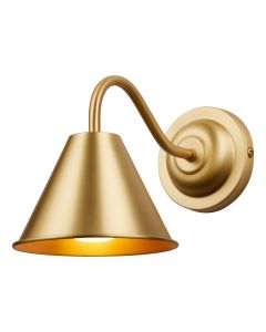Avon Bathroom Wall Light Brushed Brass IP44