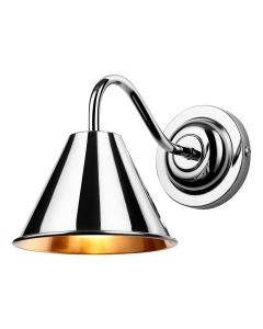 Avon Bathroom Wall Light Polished Chrome IP44