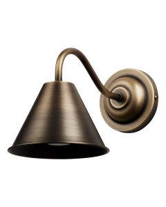 Avon Bathroom Wall Light Antique Brass IP44