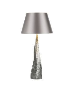 Aztec Table Lamp Pewter Base Only