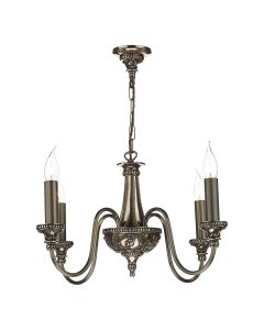 Bailey 4 Light Armed Pendant Polished Bronze Fitting Only