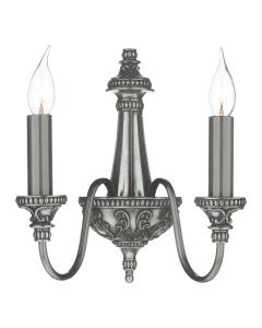 Bailey 2 Light Wall Light Polished Pewter Bracket Only