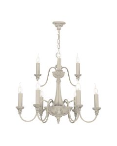 Bailey 9 Light Armed Pendant Cotswold Cream Fitting Only