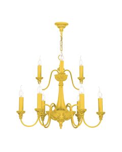 Bailey 9 Light Armed Pendant Lemondrop Fitting Only