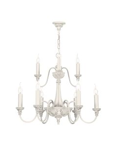 Bailey 9 Light Armed Pendant Coconut Fitting Only