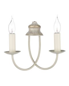 Bermuda 2 Light Wall Light Cream/Gold Bracket Only