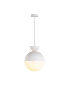 Bilbao Pendant Bespoke and Opal Glass