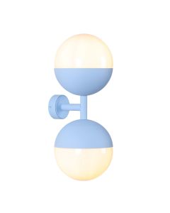 Bilbao 2 Light Wall Light Bespoke and Opal Glass