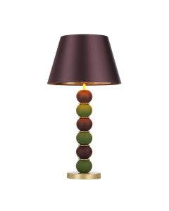 Bobble Table Lamp Butter Brass & Bespoke Base Only