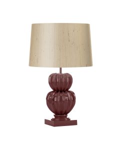 Botany Table Lamp Aubergine Base Only