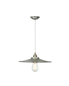 Buxton Pendant Brushed Chrome