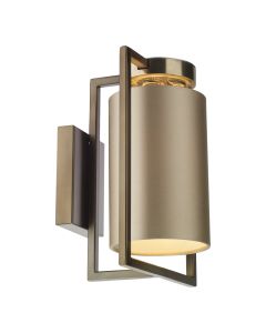 Chiswick Wall Light Antique Brass With Bespoke Shade
