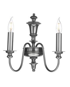 Dickens 2 Light Wall Light Pewter Bracket Only