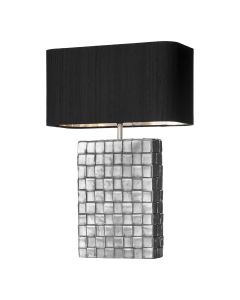 Element Table Lamp Polished Pewter Base Only