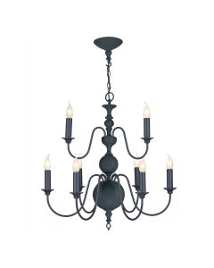 Flemish 9 Light Armed Pendant Bespoke Fitting Only