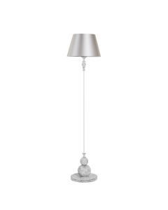 Flemish Floor Lamp Distressed Cream/Gold and Grey Base Only