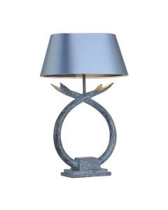 Fluke Table Lamp Verdigris Base Only