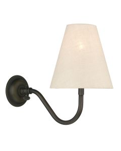 Hicks Wall Light Matt Black Bracket Only