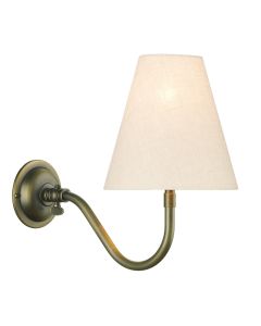 Hicks Wall Light Antique Brass Bracket Only