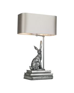 Hopper Table Lamp Pewter Base Only