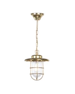 Humber Outdoor Pendant Natural Brass IP44