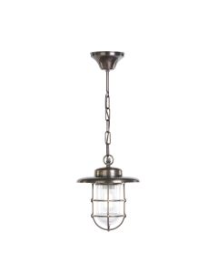 Humber Outdoor Pendant Antique Brass IP44