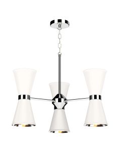 Hyde 6 Light Pendant Polished Chrome and Bespoke
