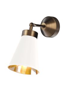 Hyde Wall Light Antique Brass