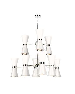 Hyde 18 Light Pendant Polished Chrome and Bespoke