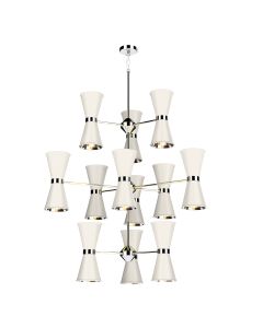 Hyde 24 Light Pendant Polished Chrome and Bespoke