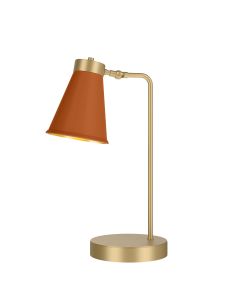 Hyde Table Lamp Butter Brass and Marmalade