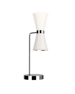 Hyde 2 Light Table Lamp Polished Chrome