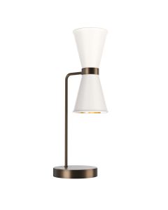 Hyde 2 Light Table Lamp Antique Brass