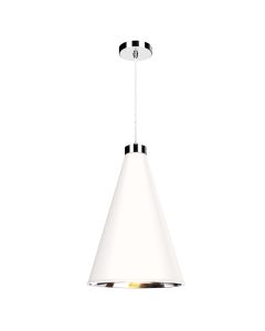Hyde Single Pendant Polished Chrome and Bespoke