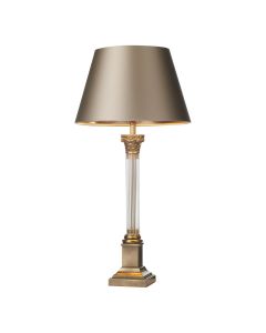 Imperial Small Table Lamp Bronze and Glass Base Only