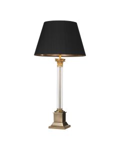 Imperial Large Table Lamp Bronze and Glass Base Only