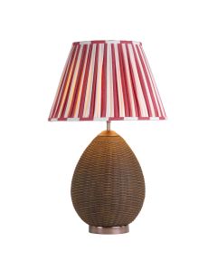 Lombok Table Lamp Rattan Effect Base Only