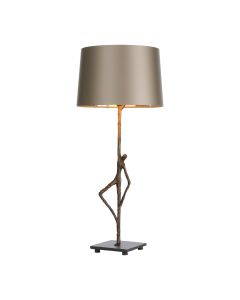 Lowry Table Lamp Matt Bronze Base Only