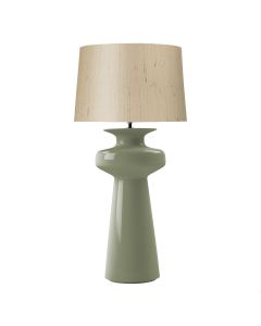 Lustre Table Lamp Sage Green Ceramic Base Only